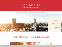 Tablet Screenshot of hartlmaier-schuhe.de